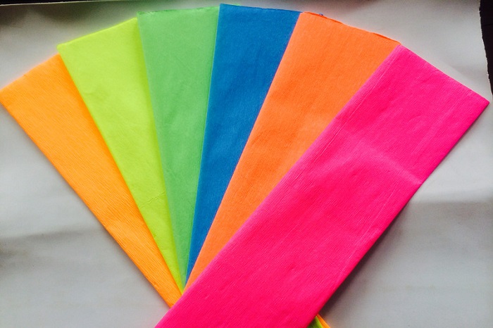 Fluorescent Crepe Paper