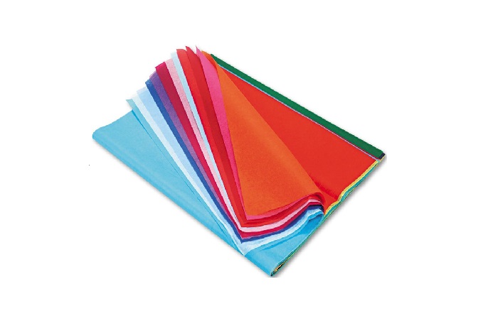 Colorfast and Fire Resistant color Tissue Paper